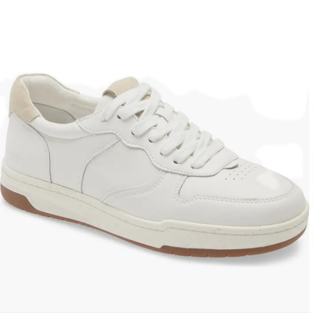 Madewell Court Low Top Cream/Tan Sneakers Size Women's 8.5
